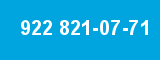 922 821-07-71 922 821-07-71